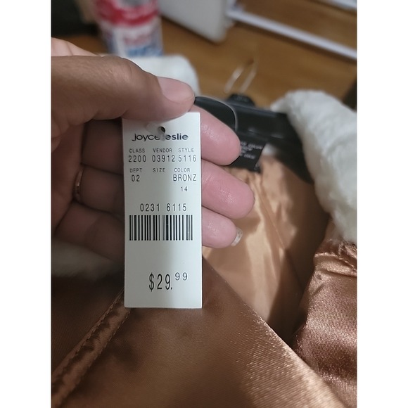 Taxi bronze color waste bomber like jacket pockets , Zipper‎ women's size medium - Picture 12 of 12